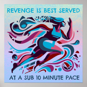 Poster de Motivação do Revenger Runner