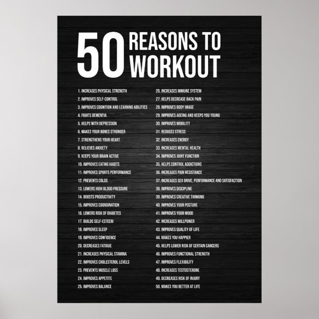 Poster de Motivação do Workout (Frente)