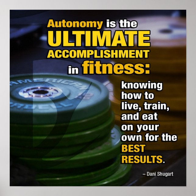 Poster de Motivação do Workout (Frente)