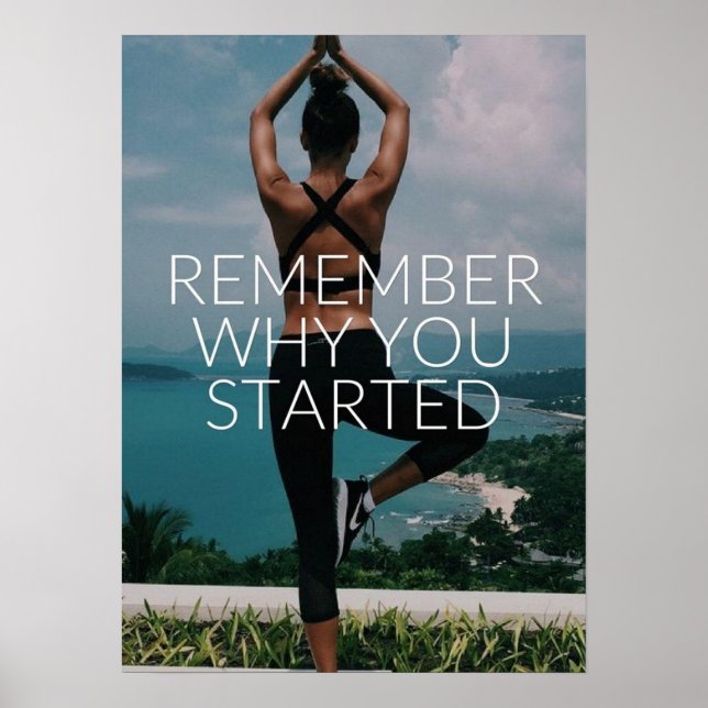 Poster de Motivação do Workout (Frente)
