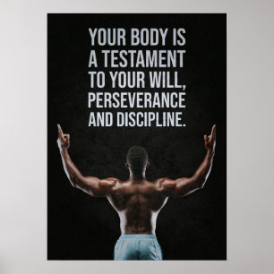 Poster de Motivação do Workout
