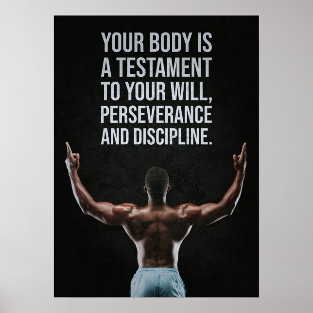 Poster de Motivação do Workout (Frente)