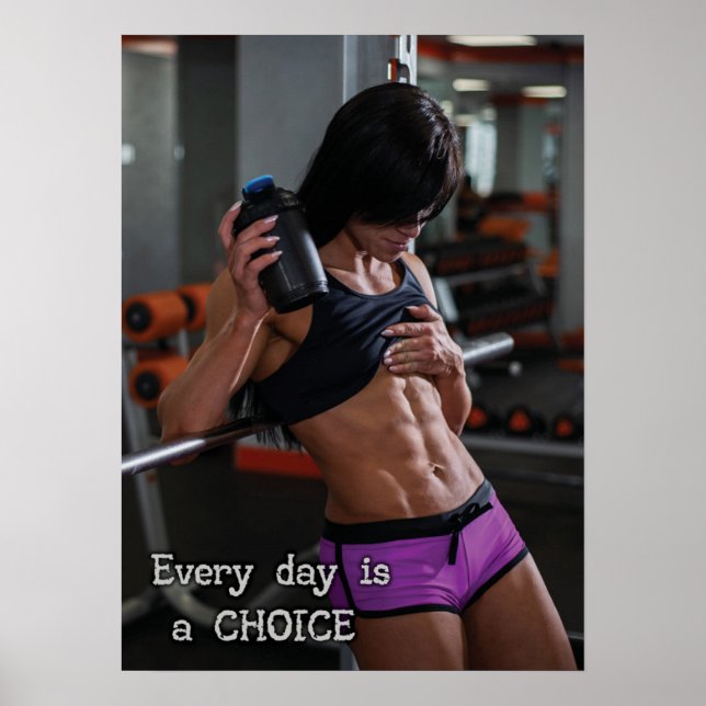 Poster de Motivação do Workout (Frente)