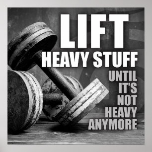 Poster de Motivação do Workout