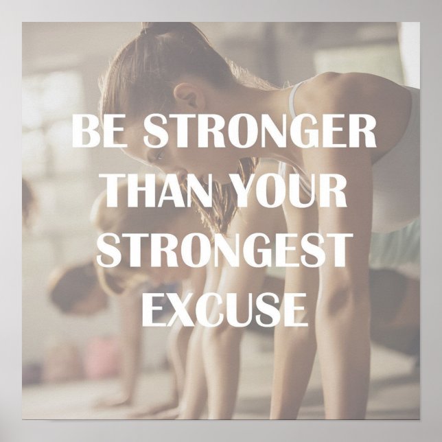 Poster de Motivação do Workout (Frente)