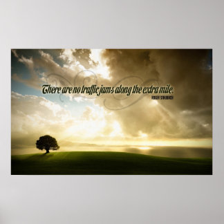 Poster de Motivação Extra Mile