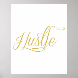 Poster de Motivação Hustle