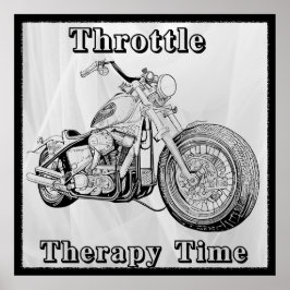 Poster de motocicleta Vintage