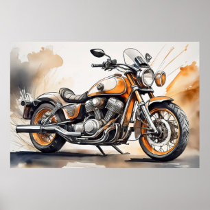 Poster de motociclos