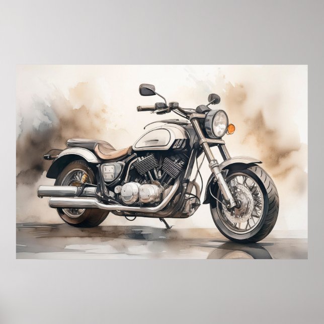 Poster de motociclos (Frente)