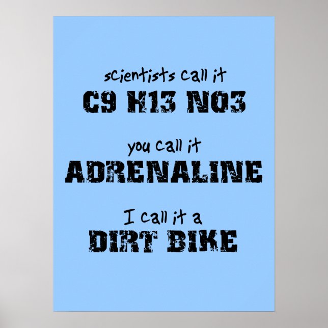 Poster de Motocross da Adrenaline Bike (Frente)