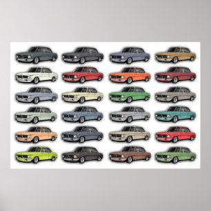 Poster de multicarro BMW 2002