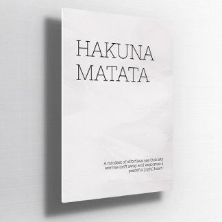 Poster de Muro de Autoamor de Hakuna Matata