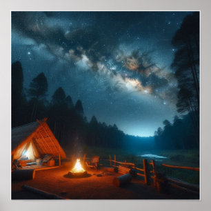 Poster de Muro de Campsite Personalizado