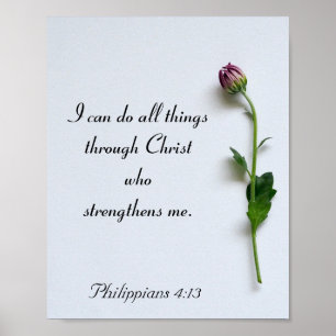 Poster de Muro de Escritura de Bíblia Inspiraciona