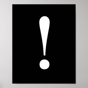 Poster de Muro de Exclamação