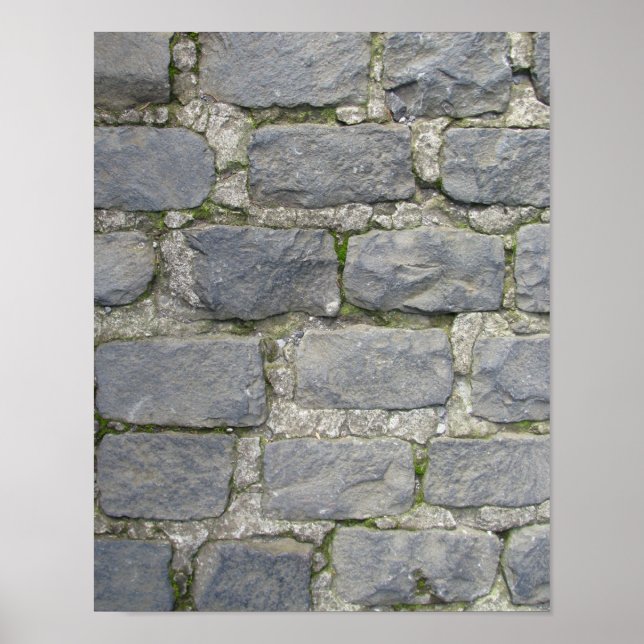Poster de Muro de tijolos, personalizar (Frente)