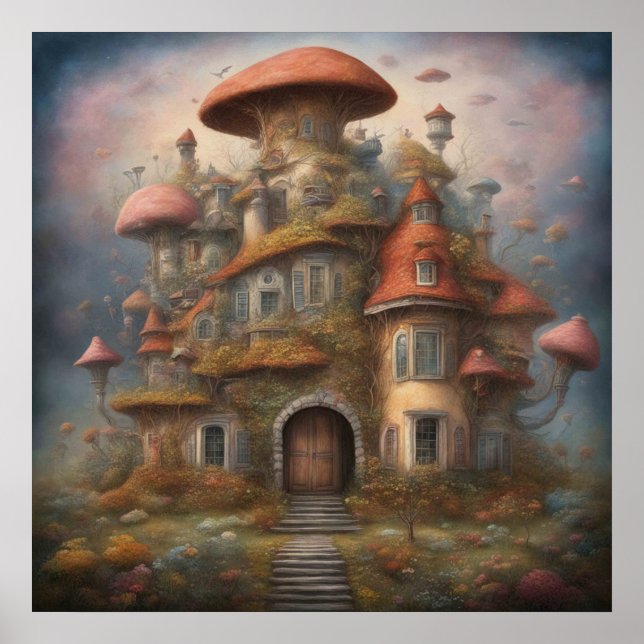Poster de Mushroom House (Frente)