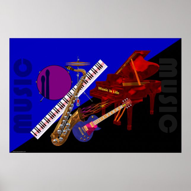 Poster de música (Frente)
