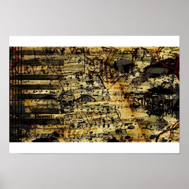 Poster de música. (Frente)