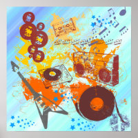 Poster de Música anos 80