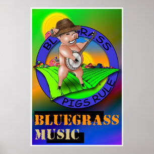 Poster de Música Bluegrass