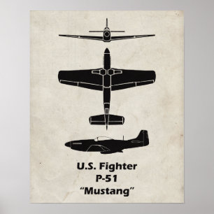 Poster de Mustang P-51