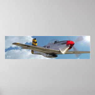 Poster De "mustang P-51D "