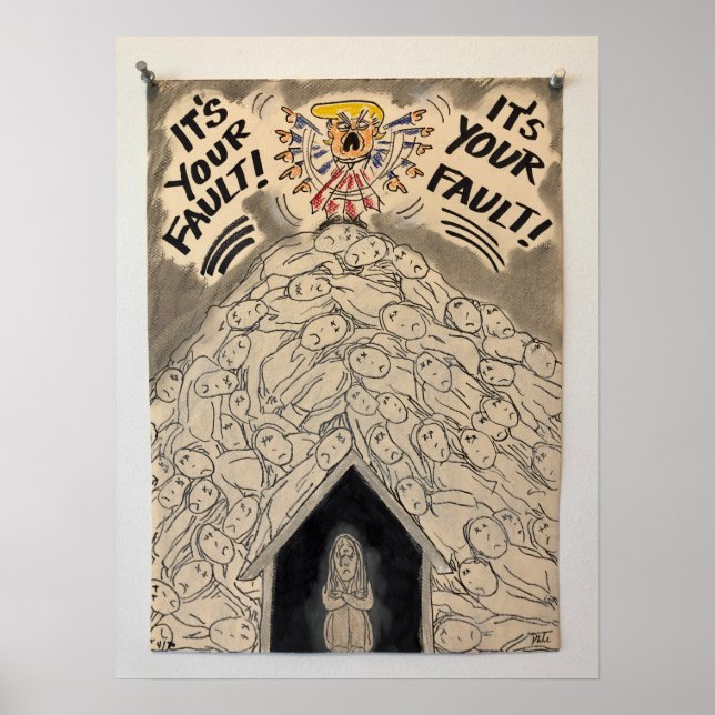 poster de "Não é minha culpa" por Barbara Dale (Frente)