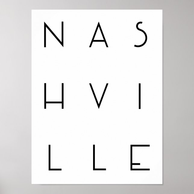 Poster de Nashville (Frente)