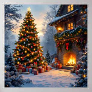 Poster de Natal ao ar livre