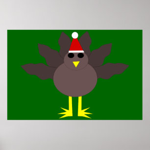 Poster de Natal bonito na Turquia