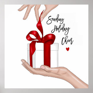 Poster de Natal Cheer Holiday