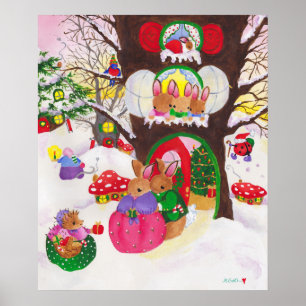 Poster de Natal da Woodland