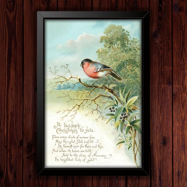 Poster de Natal do Bullfinch 1908 (Criador carregado)