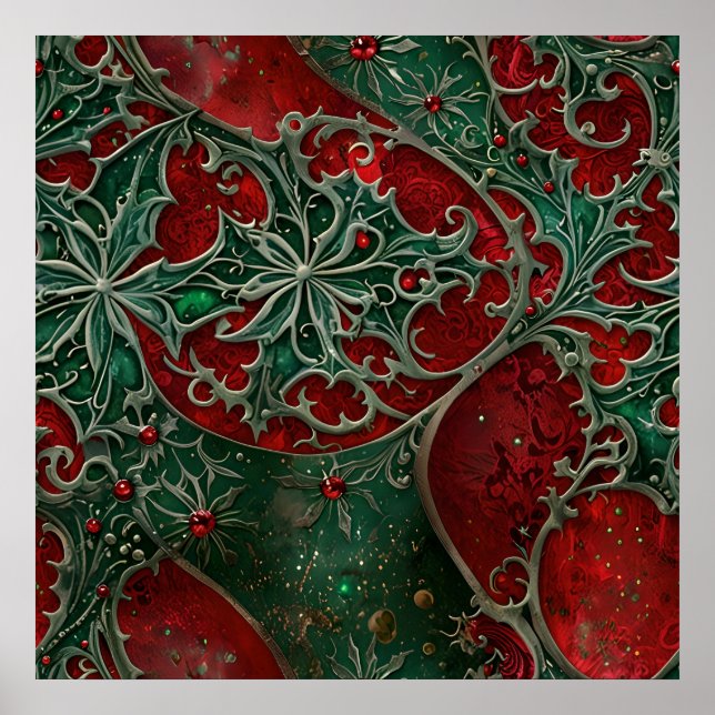 Poster de Natal Gótico (Frente)