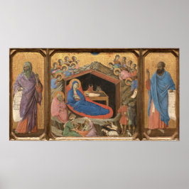 Poster de Natividade Duccio di Buoninsegna Fine Ar
