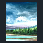 Poster de Natureza de Aquarela<br><div class="desc">Poster de Natureza de Aquarela</div>