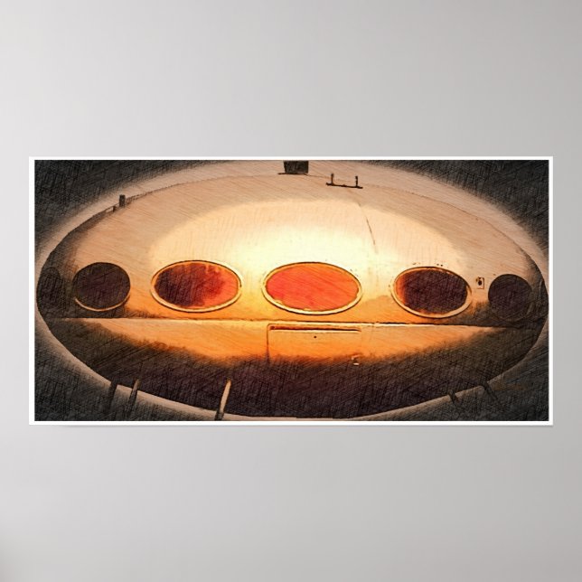 Poster de nave espacial (Frente)