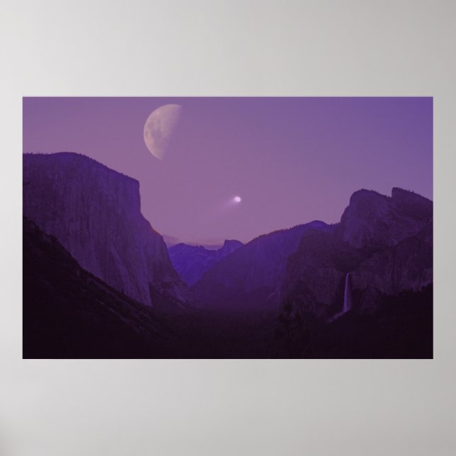 Poster de navegação Celestial no vale de Yosemite  (Frente)