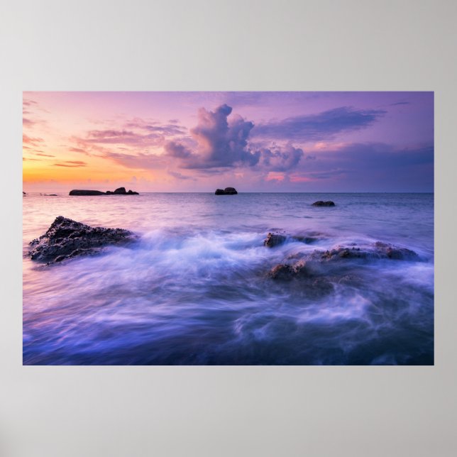 poster de neblina oceânica (Frente)