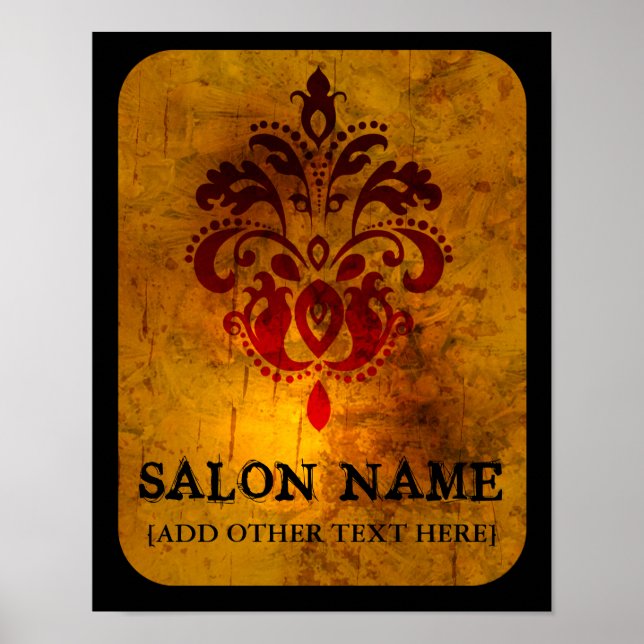 Poster de negócios moderno do Classy Upscale (Frente)