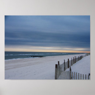 Poster de New-jersey da ilha de Long Beach