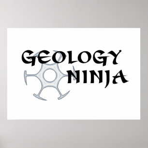 Poster de Ninja da geologia