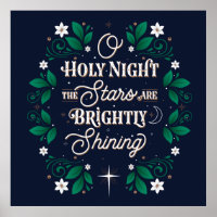 Poster de Noite Santa 24x24