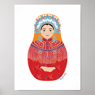 Poster de Noiva Chinesa Matryoshka