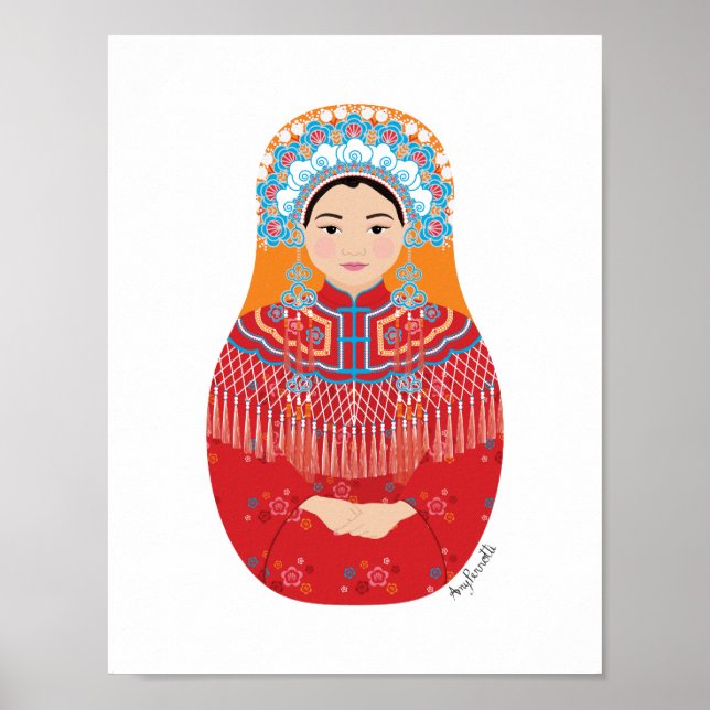 Poster de Noiva Chinesa Matryoshka (Frente)