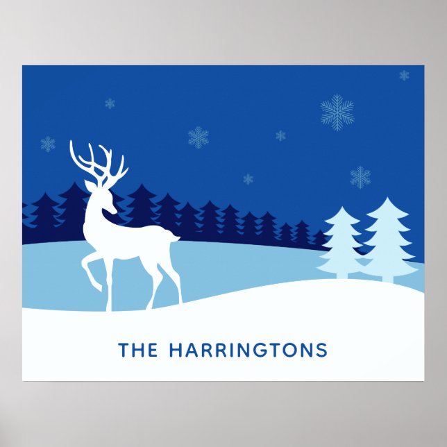 Poster de nome personalizado de ilustração de repo (Frente)