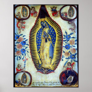 Poster de Nossa Senhora de Guadalupe e Aparições