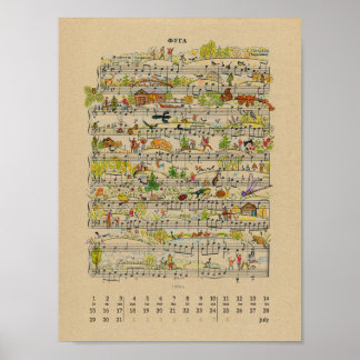 Poster de Notas Felizes de julho 2022